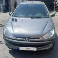 پژو 206 تیپ 2 رنگ خاکستری متالیک