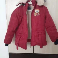 کاپشن سالم بدون پارگی.زرشکی ۲۰۰مناسب تا۴ساله