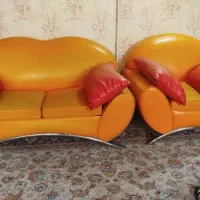 مبل چرم ترک در حد نو بدون کوچیکتری تو رفتگی