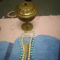 قندان آنتیک قدیمی(قلم کاری کار دست)|کلکسیون اشیاء عتیقه|شیروان (خراسان), |دیوار