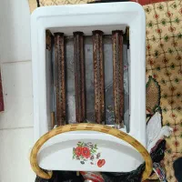 منقل گازی باربیکیو چهار شعله قوی در حد نو