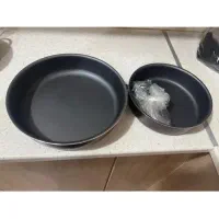 دوعدد ماهیتابه تفلون نو