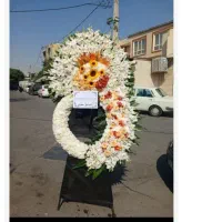 تاج گل ترحیم افتتاحیه (مستقیم از بازارگل)|گل و گیاه طبیعی|تهران, سیمای ایران|دیوار