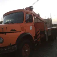 جرثقیل بنز ده چرخ فابریک