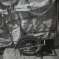 گاری پشت موتوری ضایعاتی