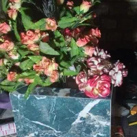 گلدان بزرگ چراغ دار