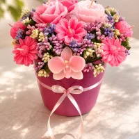 باکس گل شمعی