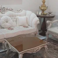 مبل استیل ۷ نفره و میز نهار خوری ۸ نفره|مبلمان خانگی و میز عسلی|تهران, شاهین|دیوار