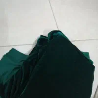 پارچه مخمل سبز سیرشاین