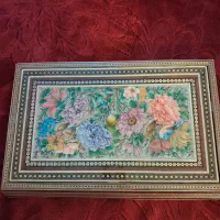 جعبه قرآن نقاشی شده خاتم