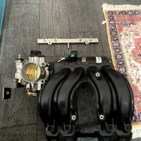 منیفولد xum به همراه دریچه گاز نیسان و ریل سوخت