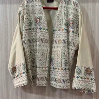 کت سنتی دوزی مجلسی فری سایز نو