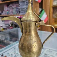 دله قهوه برنجی اصل|سماور، چای‌ساز، قهوه‌ساز|کاکی, |دیوار