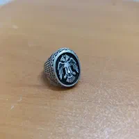 انگشتر نقره طرح عقاب دوسر