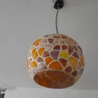 لوستر سقفی صدفی