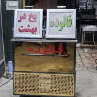 یخچال  فالوده ویخ  دربهشت دوقلو برند فریدونی