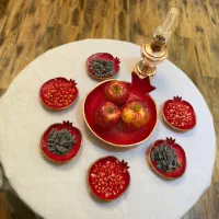 ست ظروف پذیرایی یلدایی