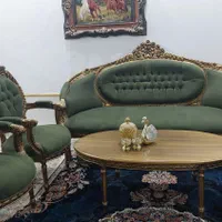 مبل ۹ نفره میزنهارخوری ۶ نفره ست در حد نو|مبلمان خانگی و میز عسلی|بومهن, |دیوار