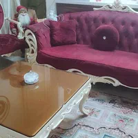 مبل راحتی 7نفره با جلو مبلی ومیز ناهارخوری 4نفره|مبلمان خانگی و میز عسلی|تهران, اوقاف|دیوار