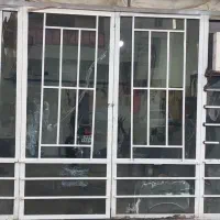 درب مغازه ۴ لنگه تازه ساخت نرده متحرک