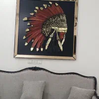 تابلو آینه ای سرخپوست