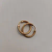 زنجیر طلا و گوشواره حلقه ای|جواهرات|ساوه, |دیوار