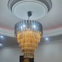 لوستر مدل سانتی کریستال خارجی|لوستر و چراغ آویز|تهران, شهرک غرب|دیوار