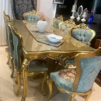 مبل سلطنتی ۹ نفره و میزناهارخوری