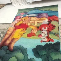 فرش کودک ۴ متری نو|فرش|همدان, |دیوار