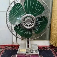 پنکه تمام فلزی پارس خزر قدیمی عتیقه سالم و تمیز