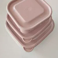 ظرف3عددی ایده آل|ظروف نگهدارنده، پلاستیکی، یک‌بارمصرف|بند زرک, |دیوار