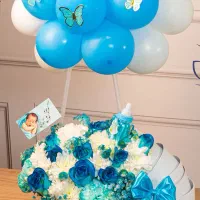 باکس نوزادی دخترانه و پسرانه گل فروشی کرج|گل مصنوعی|کرج, باغستان|دیوار