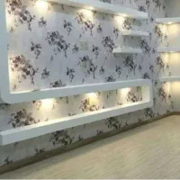 اجرای دکورکناف و سقف کاذب و فروش تایل  کاغذ دیواری|مصالح و تجهیزات ساختمان|مرودشت, فاز دوم شهرک فرهنگیان|دیوار