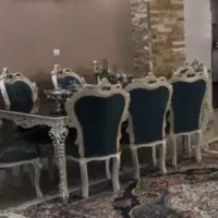 میز نهار نهار خوری ۸ نفره چوب راش