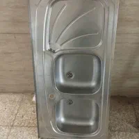 سینک ظرفشویی ‌در‌حد‌نو ‌دو‌لگنه