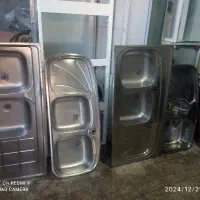 فروش انواع سینک دو قولو توکار وروکاردسته دوم تمیز|مصالح و تجهیزات ساختمان|نیشابور, فردوسی جنوبی|دیوار