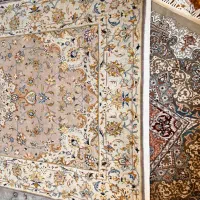 فرش دستباف گل ابریشم۴ متری