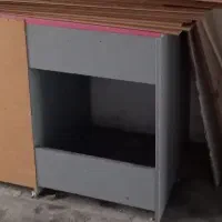 کمد ویترینی ومیز|کتابخانه، شلف، قفسههای دیواری|نوشهر, |دیوار