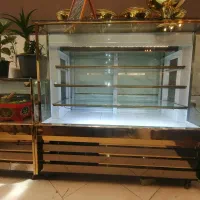 یخچال ویترین آکواریومی، ویترینی 1.5 و تاپینگ|یخچال و فریزر|تبریز, |دیوار
