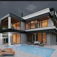 تابلو کامپوزیت نما کامپوزیت ویلا مدرن