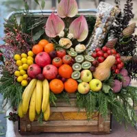 میوه آرایی و کدو و هندوانه