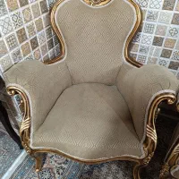 مبل نیم ست چوب گردو در حدنو|مبلمان خانگی و میز عسلی|خمام, |دیوار