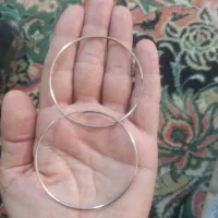 گوشواره نقره حلقه ای