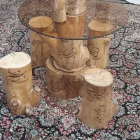 میز روستیک خاص|میز و صندلی غذاخوری|تهران, صد دستگاه|دیوار