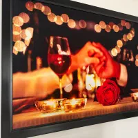 قاب تابلو زیبا چراغ دار باطری میخوره برق وصل میشه|تابلو، نقاشی، عکس|مشهد, هفت تیر (آب و برق)|دیوار