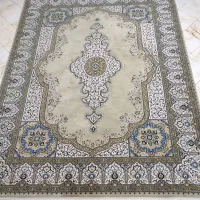 دو عدد فرش دست دوم نگین کاشان