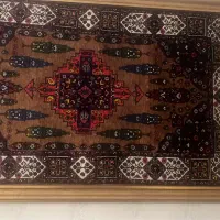 تابلو فرش ابریشم دورو