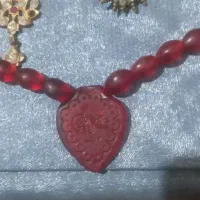 گردنبند عقیق و دو پلاک تزئینی|کلکسیون اشیاء عتیقه|قائمشهر, |دیوار