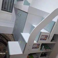 تخت دوطبقه نونو بدون خط و خش  با کمدو 9 تا کشو|تخت و سرویس خواب|تربت جام, مطهری|دیوار