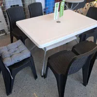 ست میز و صندلی رستوران فضای باز|کافیشاپ و رستوران|مشهد, ویلاشهر|دیوار